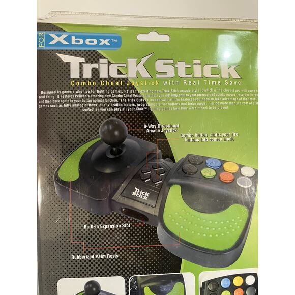 NIB Pelican Trickstick For Original Xbox - Picture 8 of 10
